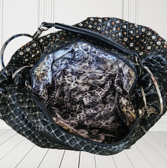Galian New York Studded Hobo Bag - Picture 5 of 7